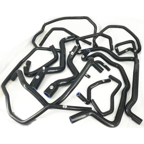 COOLANT SILICONE RADIATOR HOSE FOR RENAULT 5GT R5 TURBO 85-91 (15pcs) RED/BLUE/BLACK