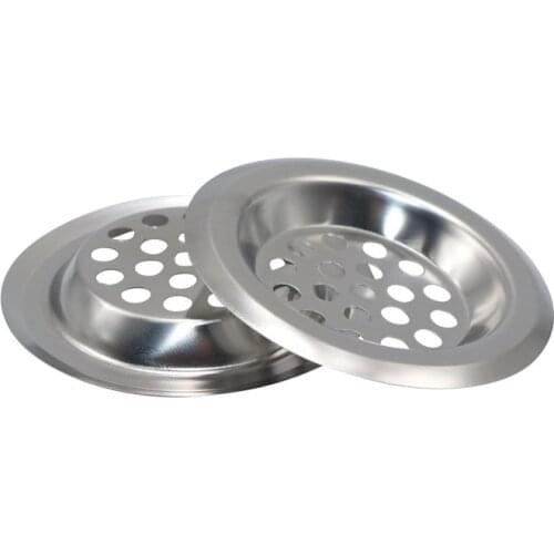 10pcs Sink Strainer Stainless Steel Flume Filter Sundries Drain Hole Strainer Mesh Trap Bathtub Wash Basin Kitchen Gadget