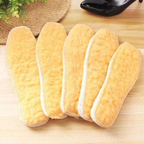Unisex insoles Women Warm Soft Winter insoles Thickened Warm Keeping Shoes Pad For Men And Women