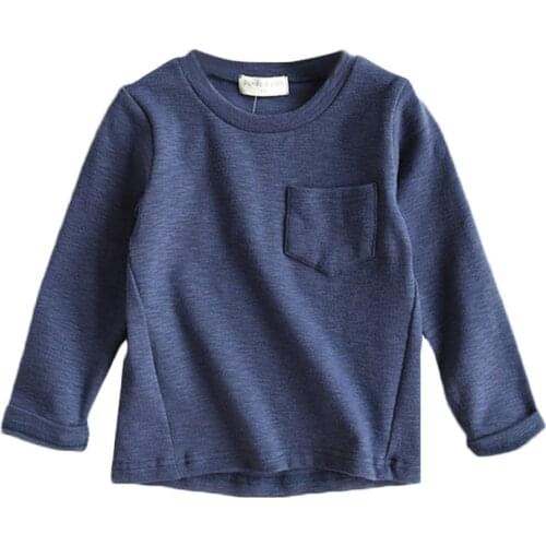 Spring Fall Children T-shirt 2019 Long Sleeves Cotton Girls Tops Casual Kids Boys Clothes 3-13Y RT539
