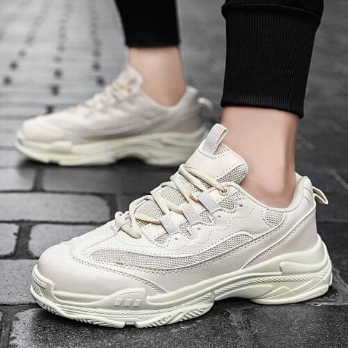 Spring and Summer Wind Harajuku Wind Korean Version of The Trend Increased Air Cushion Sports Dad Mesh Breathable Couple Shoes