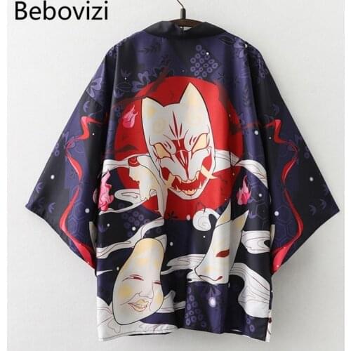 Japanese Sexy Kimono Women Yukata Female Beach Cardigan Haori Obi Harajuku Cosplay Traditional Vintage Shirt Clothes Samurai