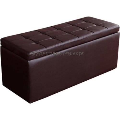 The Storage Box Of Household Storage Stool Can Sit In The Fitting Room Of Clothing Store. The Leather Pier Of Sofa Can Wear Shoe