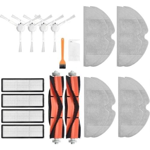 HOT！-Brush Filter Mop Cloth for Xiaomi Mijia 1C Roborock Accessories Filter Vacuum Cleaner Mop Sweeping Spare Hepa Parts
