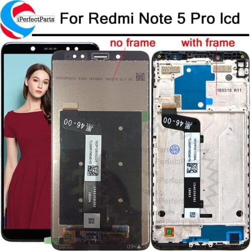 For Xiaomi Redmi Note 5 Pro LCD Display Touch Screen Digitizer+Frame Assembly snapdragon 636 For Redmi Note 5 Global Version LCD