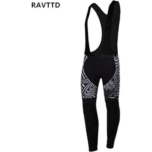 2018 Winter Fleece Men Women Padded Cycling Long Bicycle Bib Pants High-Quality Bike Tights Mtb Ropa Pantalon Ciclismo Invierno