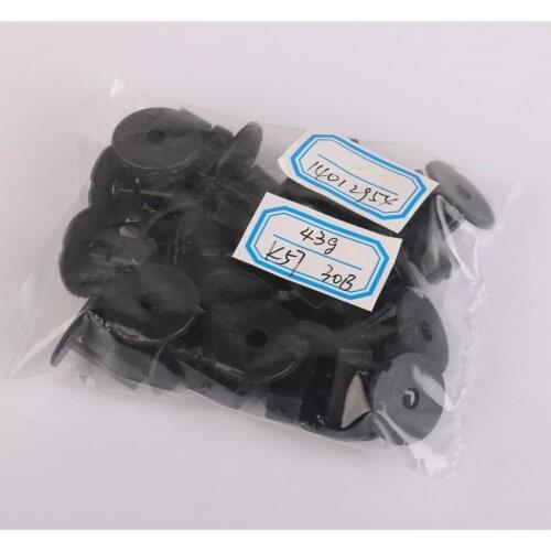 30pcs Black Nylon Car Retainer Clips, Push Type Retainer Bumper Rivet for Toyota 90189-06013