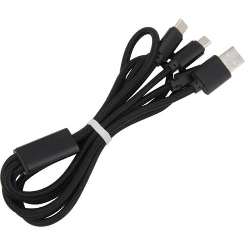 300pcs USB Cable for Huawei Fast Charging Charger 3 in 1 Micro USB for Xiaomi Android USB Type C for Samsung S9 Mobile Phone Cab