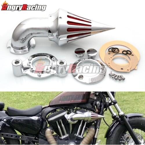 Motorcycle Accessories Air Cleaner Intake Filter For Harley Davidson Sportster XL 883 1200 X48 1991-2013