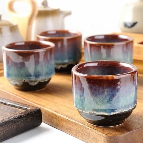 Large Ceramic Tea Cup Porcelain Teacup Kung Fu Tea Set Cup Teaware Personal Single Cup Home Decor Drinkware