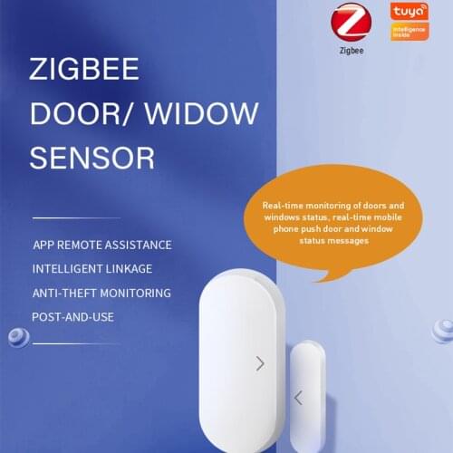 Tuya Smart WiFi Door Sensor Door Open / Closed Detectors WiFi App Notification Alert Security Alarm Support Alexa Google Home