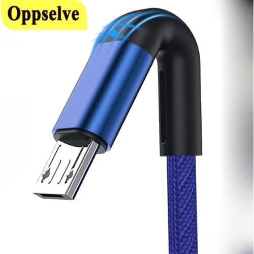 Oppselve Micro USB Cable 2.4A Fast Charging Microusb Charger Cord For Samsung Xiaomi Redmi Note 5 Pro Tablet Android Phone Micro