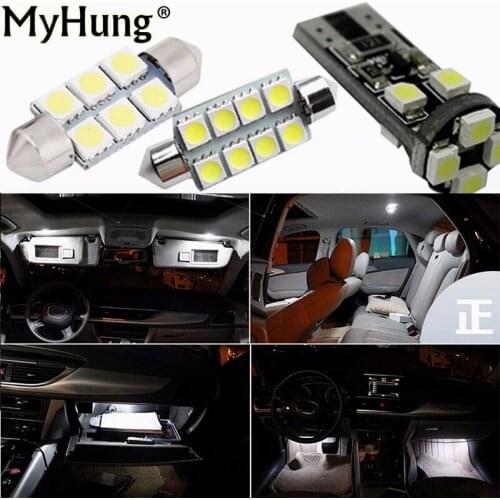 Canbus white LED light interior kit for Audi A4 S4 B6 B7 Avant 2002 - 2008 13 pcs