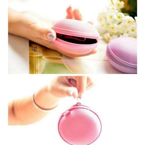 New Colorful Headphones Earphone Bag Cable Earbuds Storage Hard Case Travel Key Coin Bag SD Card Holder Box