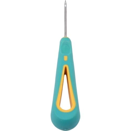 Shoes Repair Tools Awl Hook Needle Steel Stitcher Hole Punching Sewing Awl Needles For Leather Detachable Hand Stitcher Taper