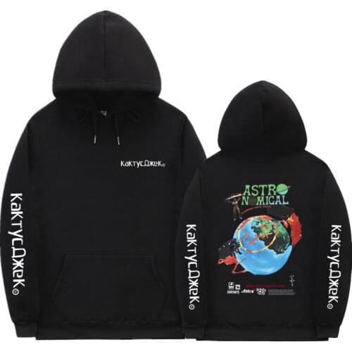 Kanye West New luxury Men Travis Scott cactus jack Hoodies Men Women Print Hoodie Harajuku Astronomic Tops streetwear Sweatshirt