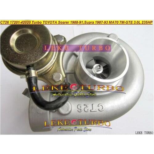 CT26 17201-42020 1720142020 17201-42030 Turbo Turbocharger For TOYOTA SUPRA 1987-93;SOARER 1988-91 MA70 7M-GTE 7MGTE 3.0L 235HP