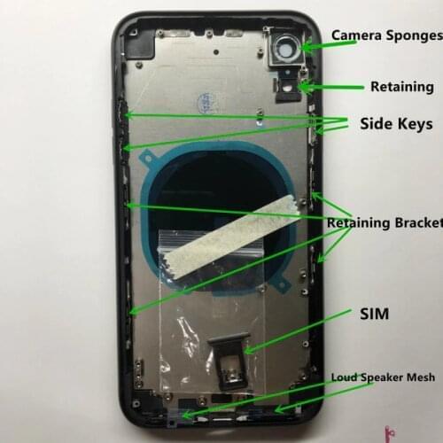High Quality Back Cover With Middle Frame Chassis For iPhone 11 Pro 11p Max Battery Rear Lens Housing Replace Repair Parts