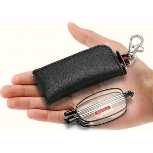 High-grade anti blue-ray reading glasses for men and women fashion folding reading glasses can shrink glasses legs