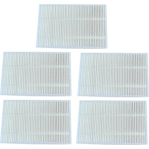5pcs/lot Robot Vacuum Cleaner HEPA Filter for ABIR X6 X5 X8 Robotic Vacuum Cleaner Parts Accessories Filter Replacement