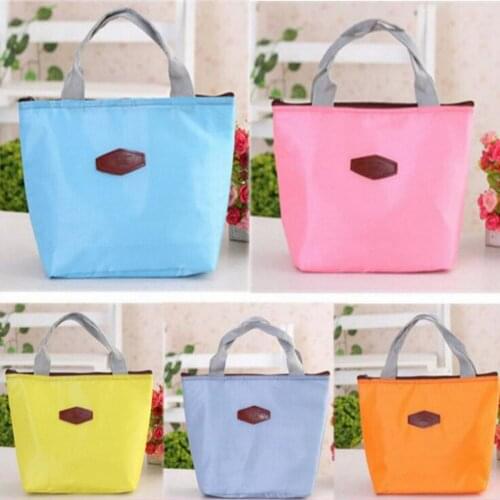 1PC Portable Thermal Insulated Lunch Box Tote Cooler Bag Bento Picnic Storage Pouch 100%Brand New