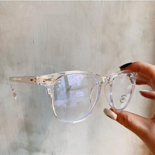 1PCs Womens Eyeglass Frame Anti Blue Light Glasses Frame Computer Eyeglasses Vintage Men Spectacles Transparent Eyeglass Frames