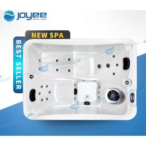 JOYEE OEM Home Balcony US Acrylic Balboa Hot Spa Tub 2 Person Hydro Jet Whirlpool Bath Outdoor Jacuzzi
