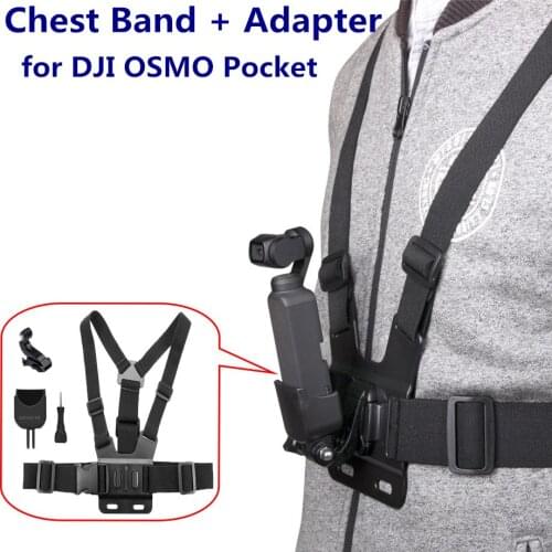 DJI Osmo Pocket Camera Chest Band Strap Multi-function Expansion Adapter Mount Backpack Clamp Belt Handheld Gimbal Accessories
