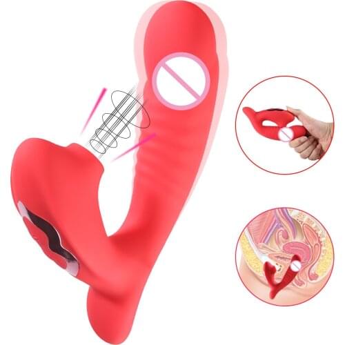 Clitoris Sucker Dildo Vibrator Vagina Nipple Sucker G Spot Vibrator Clit Stimulator Female Masturbator Adult Sex Toys for Women