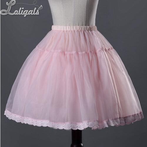 Classic Ball Bown Style Short Lolita Petticoat Sweet Organza Slip Skirt by Classical Puppets