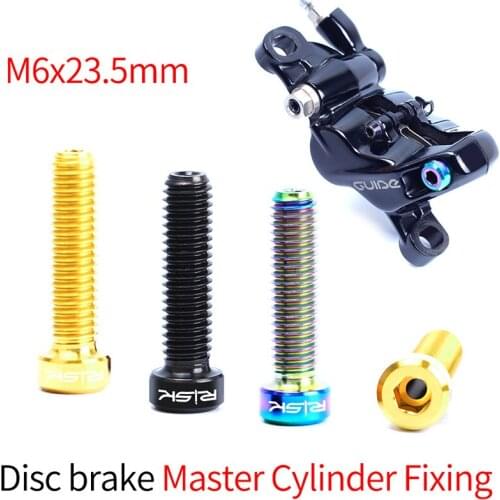 New 2pcs/box M6x23.5 Hollow Mountain Road Bike Bicycle Chainwheel Crank Arm Set Fixing Bolts Disc Brake Caliper Fixed Screws