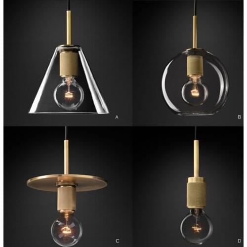 Industrial LED Pendant Lighs Living Room Lighting Bar Home Decor Cafe Light Fixtures Indoor Hanging Lamps Kitchen Island Lights
