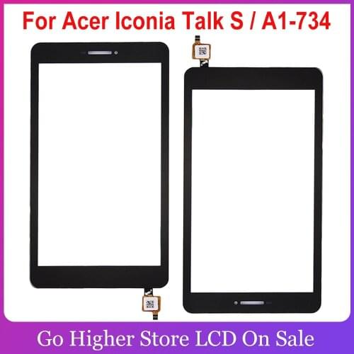 7 Inches For Acer Iconia Talk S / A1-734 Touch Screen Panel Glass Free Tools