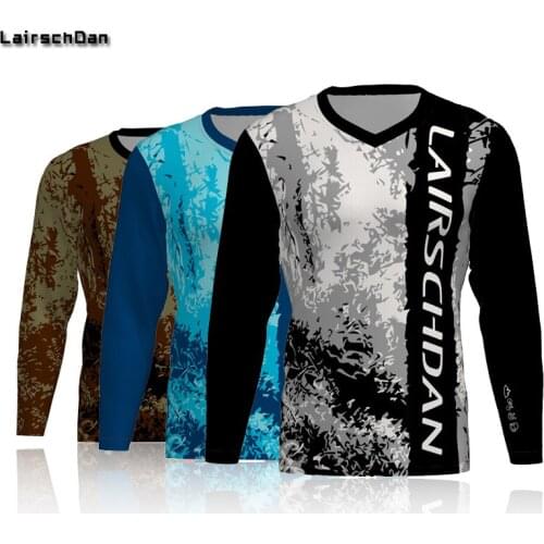 SPTGRVO LairschDan 2020 Mens Downhill Jerseys DH Mountain Bike Shirts Long MTB Jersey Maillot Motocross Enduro Cycling Clothing