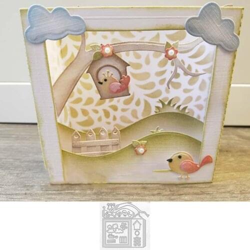 Sunny Birds Park Metal Cutting Dies for DIY Scrapbooking Photo Album Paper Card Making Decorative Crafts Supplies 2019 Diecut