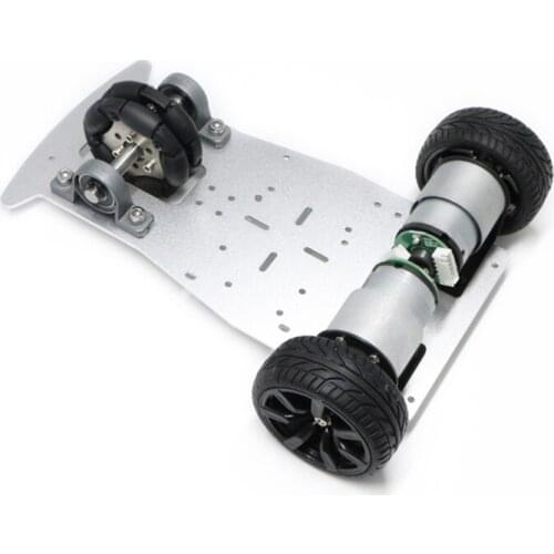 Omnidirectional differential car chassis NXP smart car competition f model compatible with all aluminum alloy