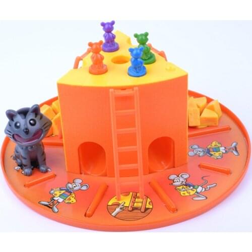 Parent-child Interaction Cat Mouse Cheese Cake Table Game Kids Intelligent Toy