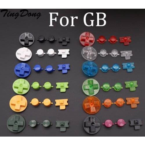 TingDong Replacement Buttons for Gameboy Classic GB Keypads for GB DMG DIY for Gameboy A B buttons D-pad