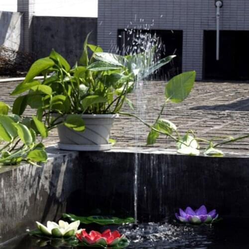 1.4W Solar Fountain Solar Fountain Pump with 4 nozzles Floating Solar Bird Bath Fountain Pump Garden Decoration