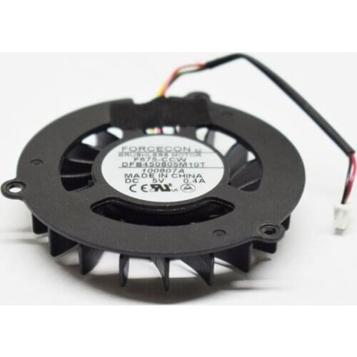 1pc FORCECON DFB450805M10T 50x50x10mm 5010 5V 0.4A 19 Blades 3pin CPU Fan