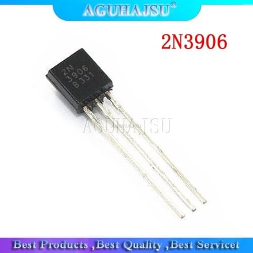 100PCS 2N3906 TO-92 TO92 0.2A 40V PNP Transistor new original