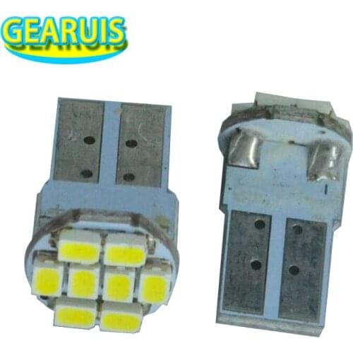 1000pcs High Quality W5W T10 8 smd Led 1206 PCB 8leds 8SMD 3020 Car Interior Light 194 168 192 3020 Auto Wedge Lighting DC 12V