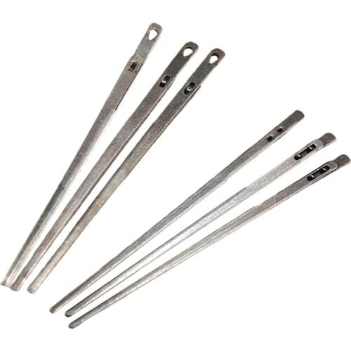 3Pcs Double Hole Leather Rope Lace Needles One Hole Leather Sewing Craft Tool Leather kit Hand Sewing Needles