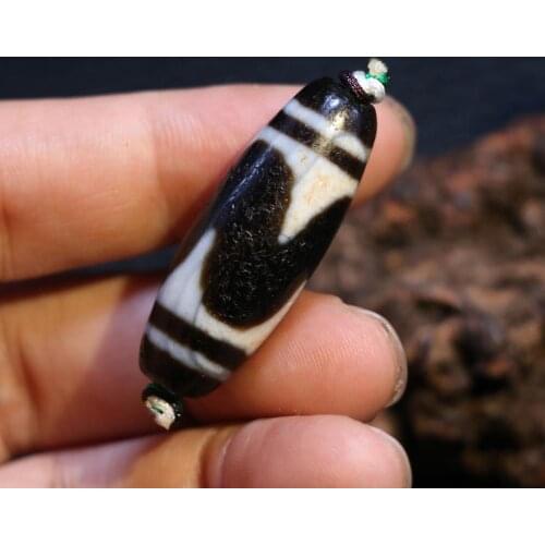AL Treasure Magic Power Tibetan old Agate Sharp Tiger Tooth dZi Bead Amulet Fit For Making Bracelet Talisman Timestown UPD22Asw