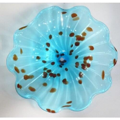 Flower Design Hand Blown Glass Wall Lamps Top Quality Multi Color Blown Glass Wall Lamps