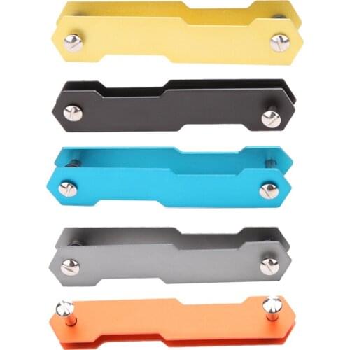 EDC Keychain Aluminum Key Smart Wallet Keychain Pocket Key Holder Key Organizer Holder Clip Organizer Folder Camping Hiking Kit