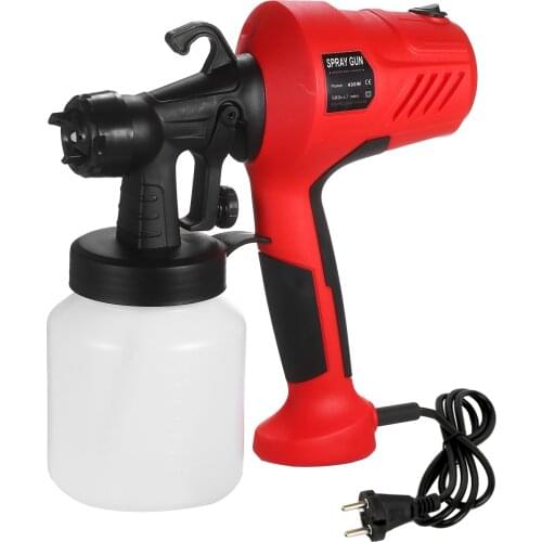 Electric Paint Sprayer Removable High-pressure Paint Spray Gun Adjustable Air and Paint Flow Control US EU Plug