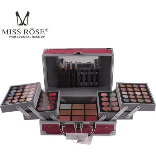 MISS ROSE Leopard Print Cosmetic Bag Makeup Artist Special Makeup Box Eyeshadow Palette