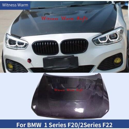 Carbon fiber FRP engine hood car Bonnets engine Covers for BMW 1 Series F20 116i 118i/2 Series F22 228i 220i