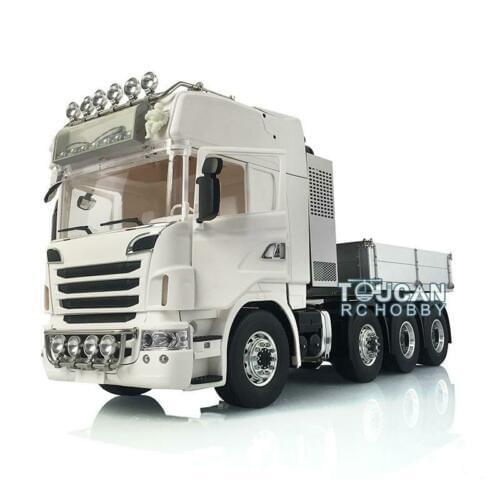 LESU 1/14 8*8 Metal Chassis Truck Hopper Hercul Sca R730 Cabin Tractor THZH0954-SMT4